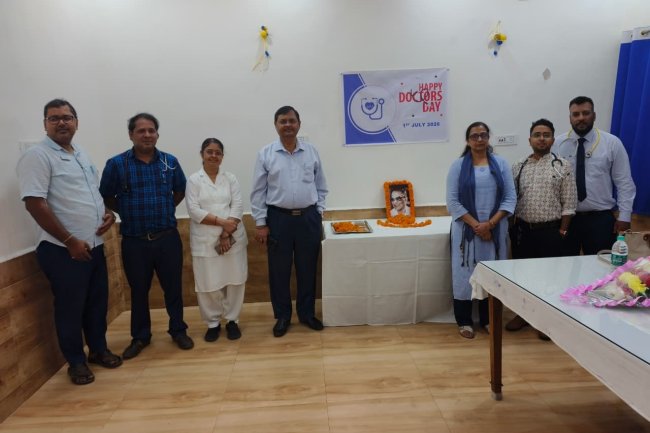 ईसीएल कुनुस्तोड़िया क्षेत्रीय अस्पताल में डॉक्टर्स डे पर निःशुल्क स्वास्थ्य जांच शिविर