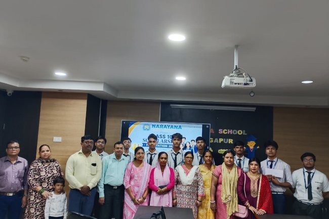 Narayana School, Durgapur Felicitates Class X Achievers