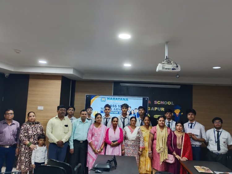 Narayana School, Durgapur Felicitates Class X Achievers