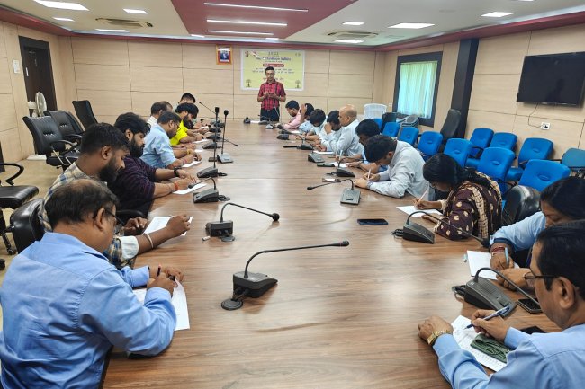 हिंदी शब्दानुवाद प्रतियोगिता में कर्मियों ने दिखाया उत्साह