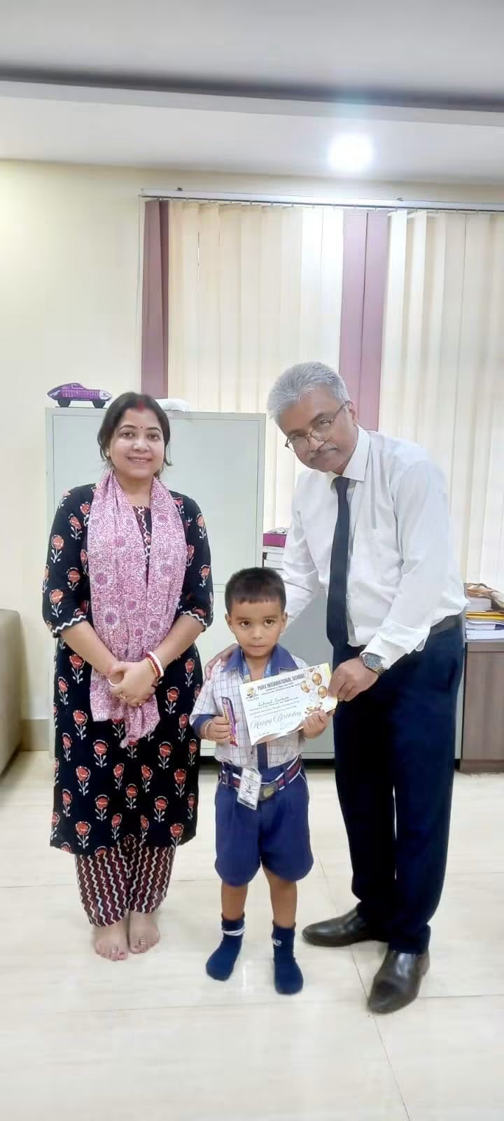 Students' Birthdays Celebrated at Purv International School